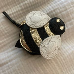 Kate Spade retired honey bee coin purse
